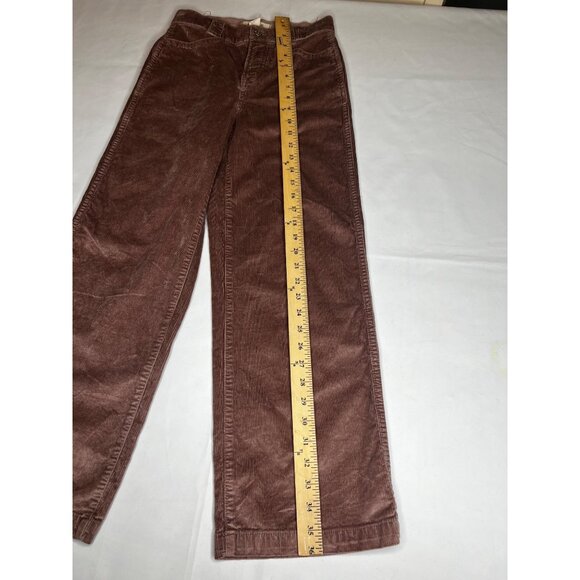 Madewell The Emmett Wide Leg Full Corduroy Pants Petite 24 - Picture 9 of 11